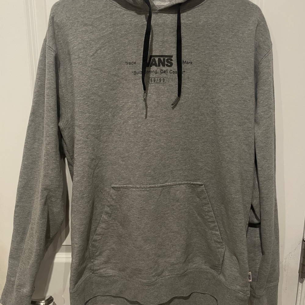 Vans Gray Medium Hoodie for Men